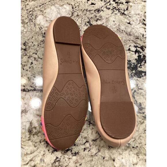 Shoe Bakery Strawberry sprinkle Jimmy Flats ballet retro unique girlie shoes 7 - Picture 6 of 10